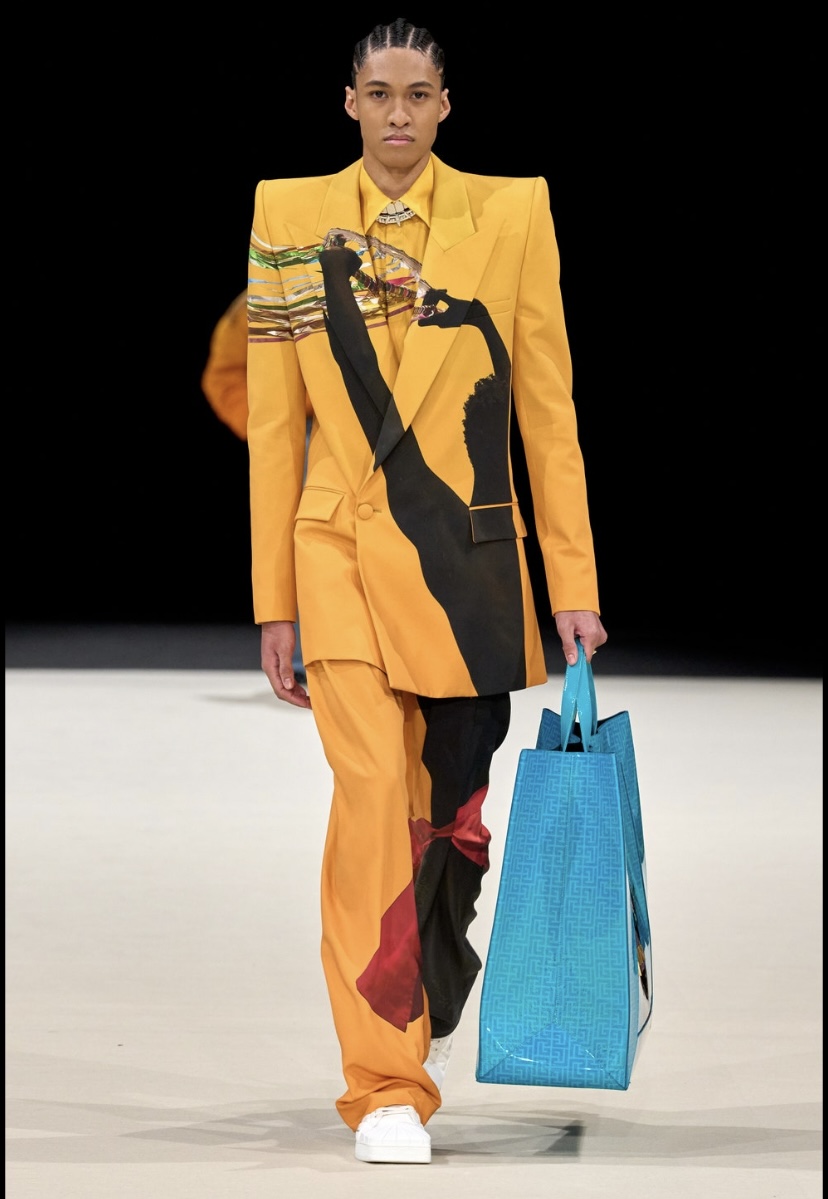 Desfile Inverno 2025 da Balmain na Paris Fashion Week